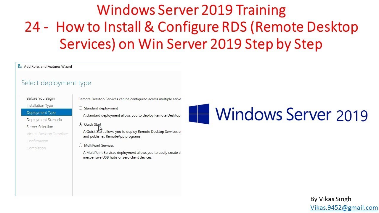 Windows Server 2019 Training 24 - How to Install & Configure RDS (Remote Desktop Services)