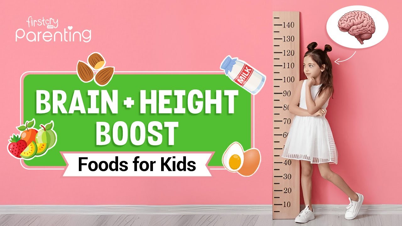 Top 10 Foods to Boost Brain Power and Height in Children