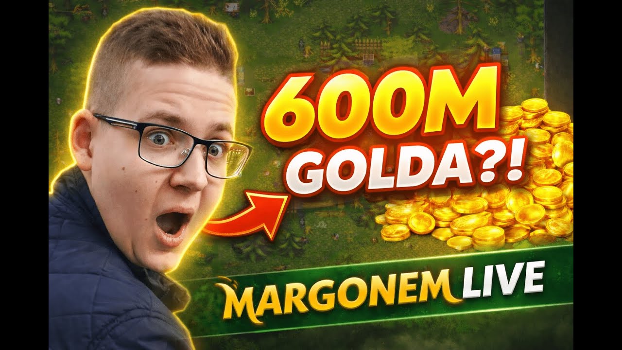 MARGONEM NA ŻYWO 🔥 EXPIENIE POSTACI + OPENING SKRZYNEK 💰 LOSOWANIE 600M GOLDA!