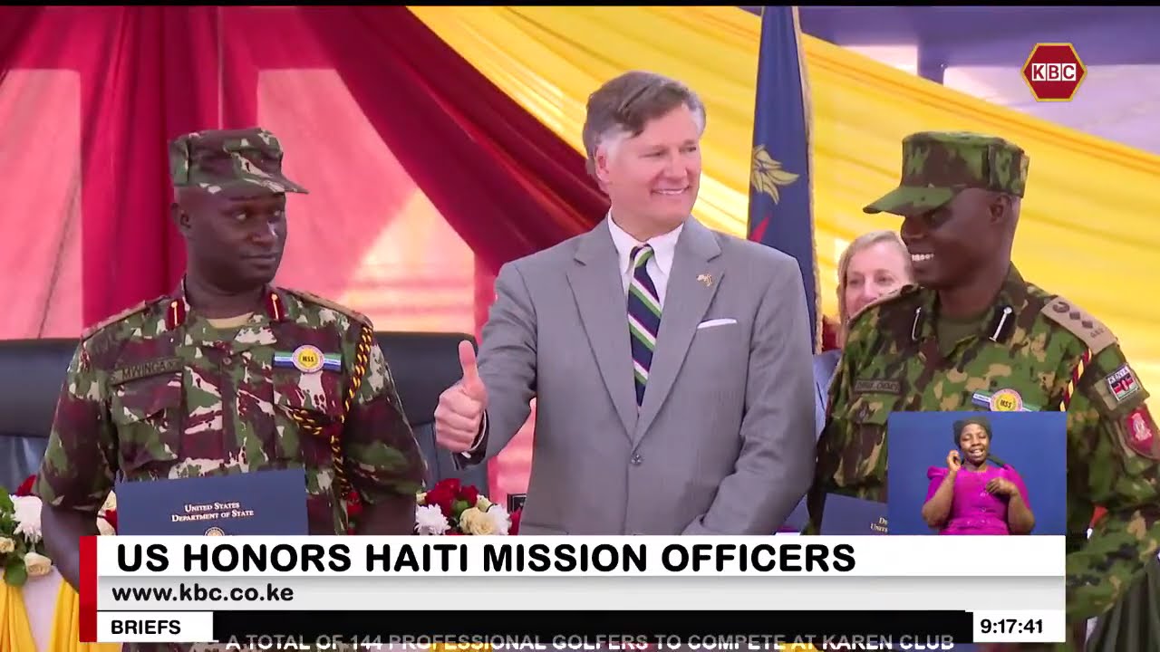 US Deputy Secretary of State visits National Police College in Embakasi