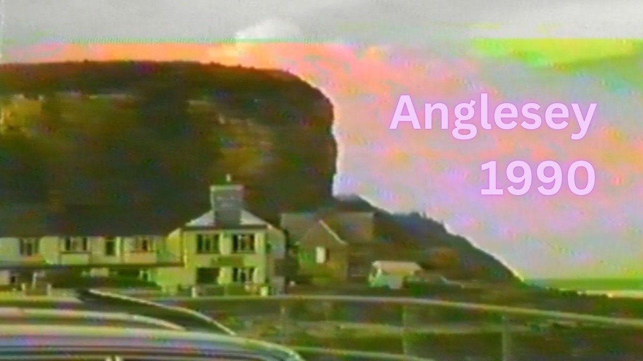 1990 (April) - Red Wharf Bay and Trearddur Bay, Anglesey - Home Video Footage