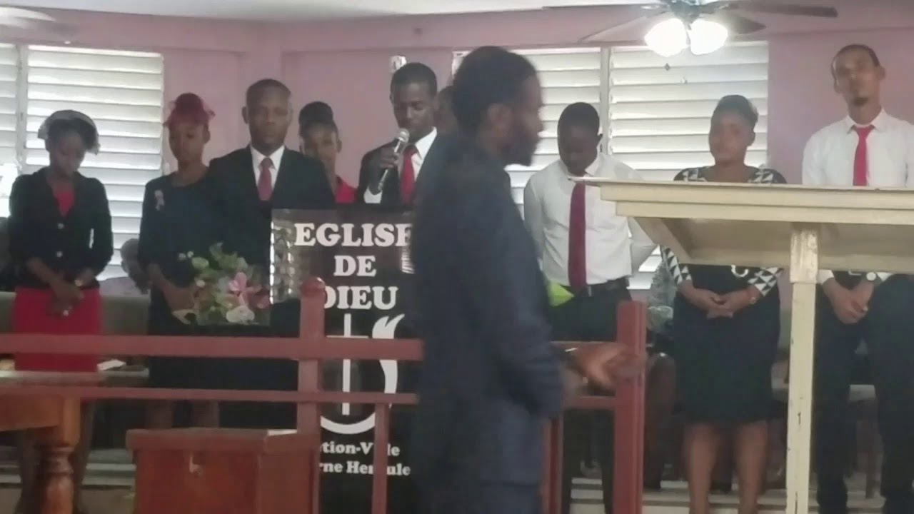 Discours du nouveau Président de la jeunesse de l'église de Dieu de PV