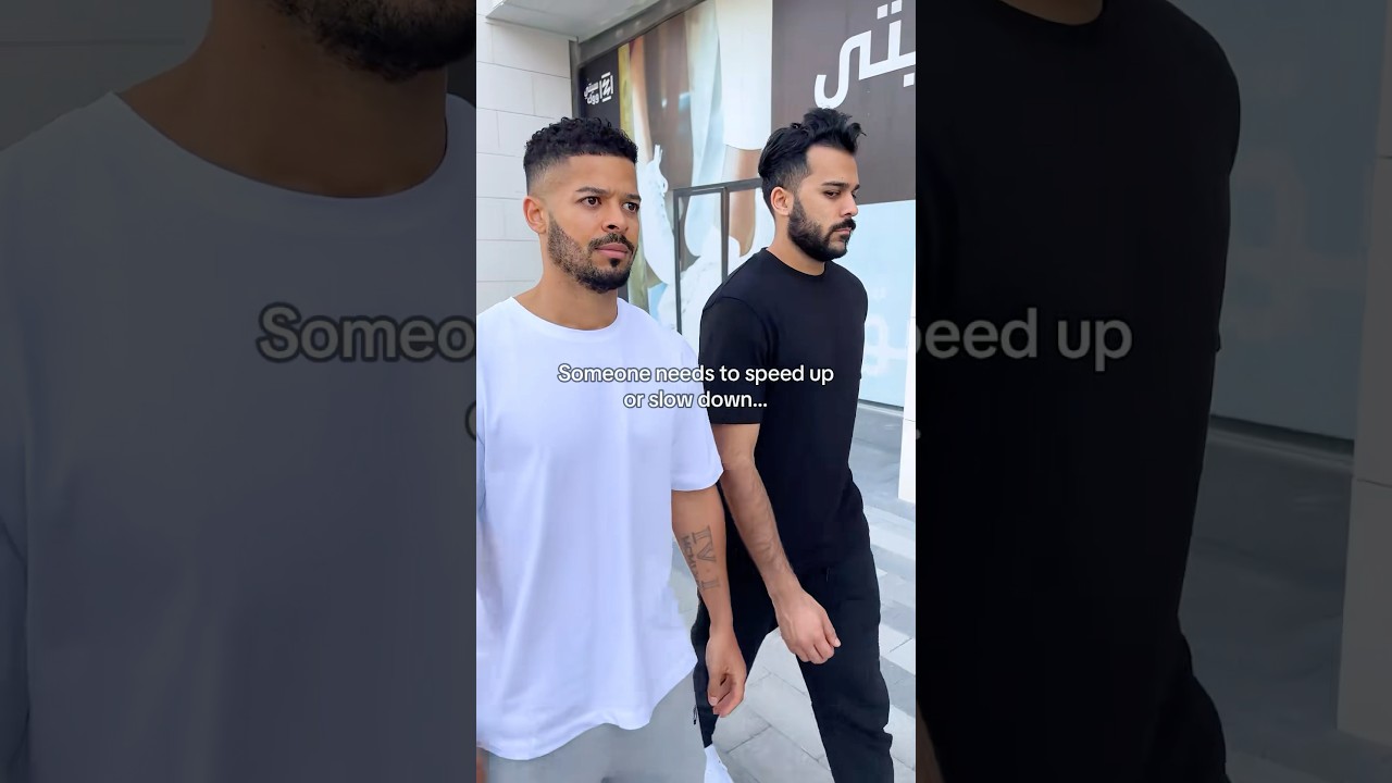 When someone walks next to u