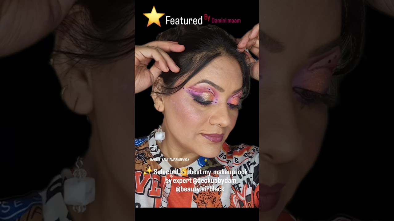 Edgy Glam makeup look ✨️✨️ by artistkavitamakeup7912 is it ❤️Featured my makeup look.