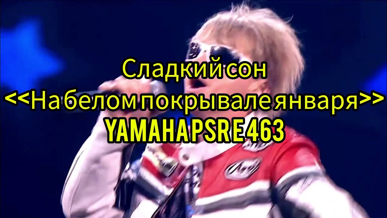 Сладкий сон. На белом покрывале января, на синтезаторе YAMAHA PSR E 463