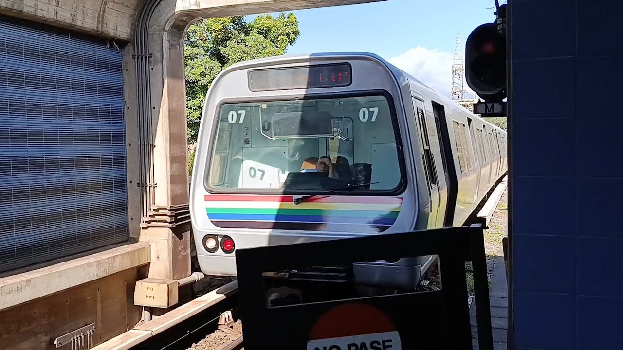 MCCS: Tren Alstom Atlantique serie 1 ingresando a la estación Mamera L2 🟢#viralvideo #video 