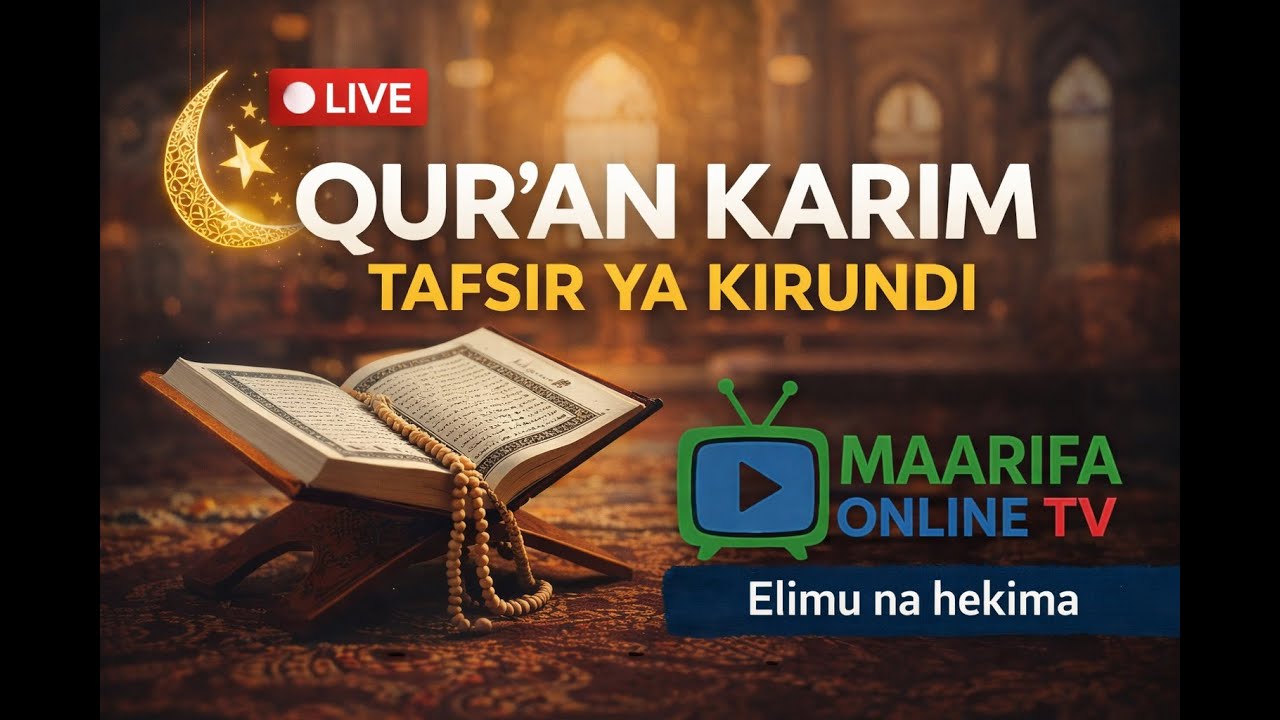 🔴 LIVE    📺 MAARIFA ONLINE TV | LIVE