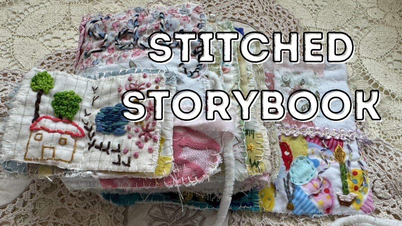 Very Wonky Stitching & Flip Through Sally’s Fabric Journal