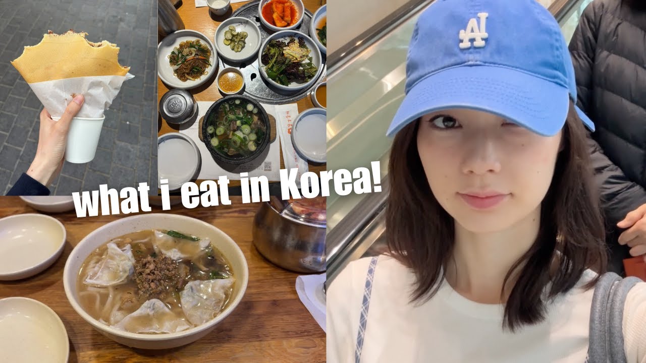 KOREA VLOG | from tokyo to seoul, korean street food, local restaurants
