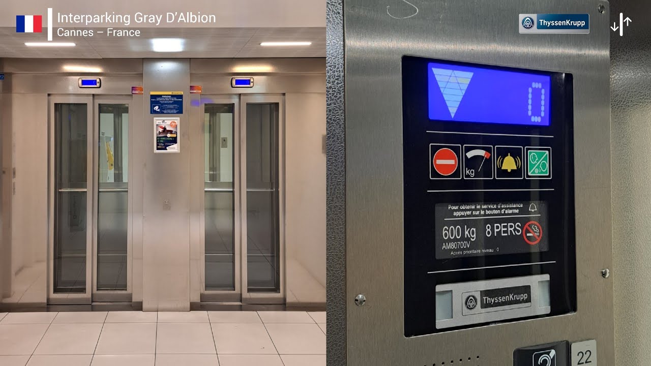 ThyssenKrupp Elevators - Interparking Gray D'Albion, Cannes, FR
