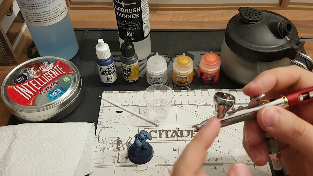 Airbrush Infinity ★Versuch 1 : Tipps-Tricks-Fails ★ in HD ★ Space Marine