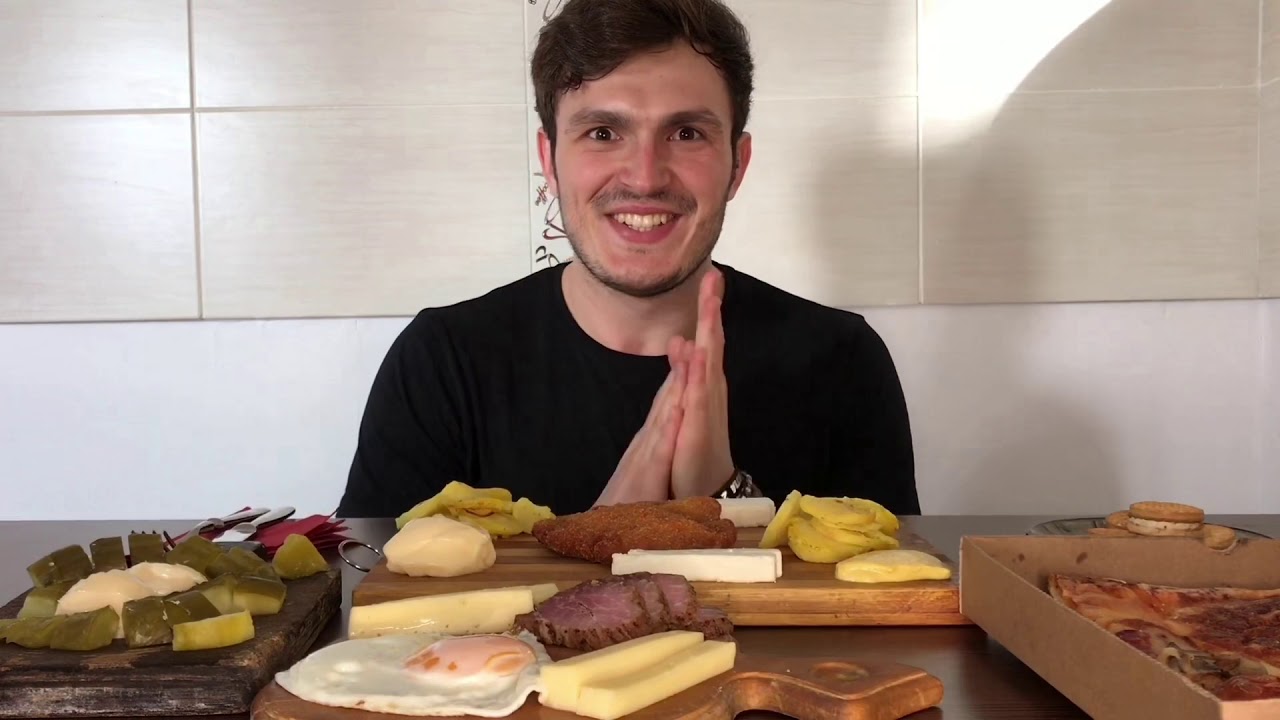 MUKBANG cu CARTOFIORI & PĂSTRĂMIOARĂ & CROISSANTE cu CIOCO / BOMBĂ de BUN