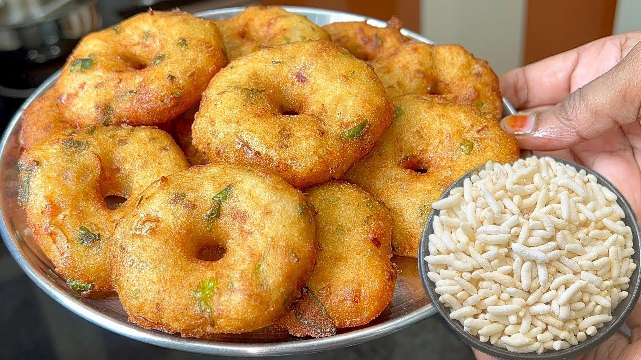 १० मिनट में बड़े आसानीसे बना सको ऐसा कुरकुरा मेदु वडा व चटनी,बिलकुल तेल नहीं पियेंगे - Meju Vada