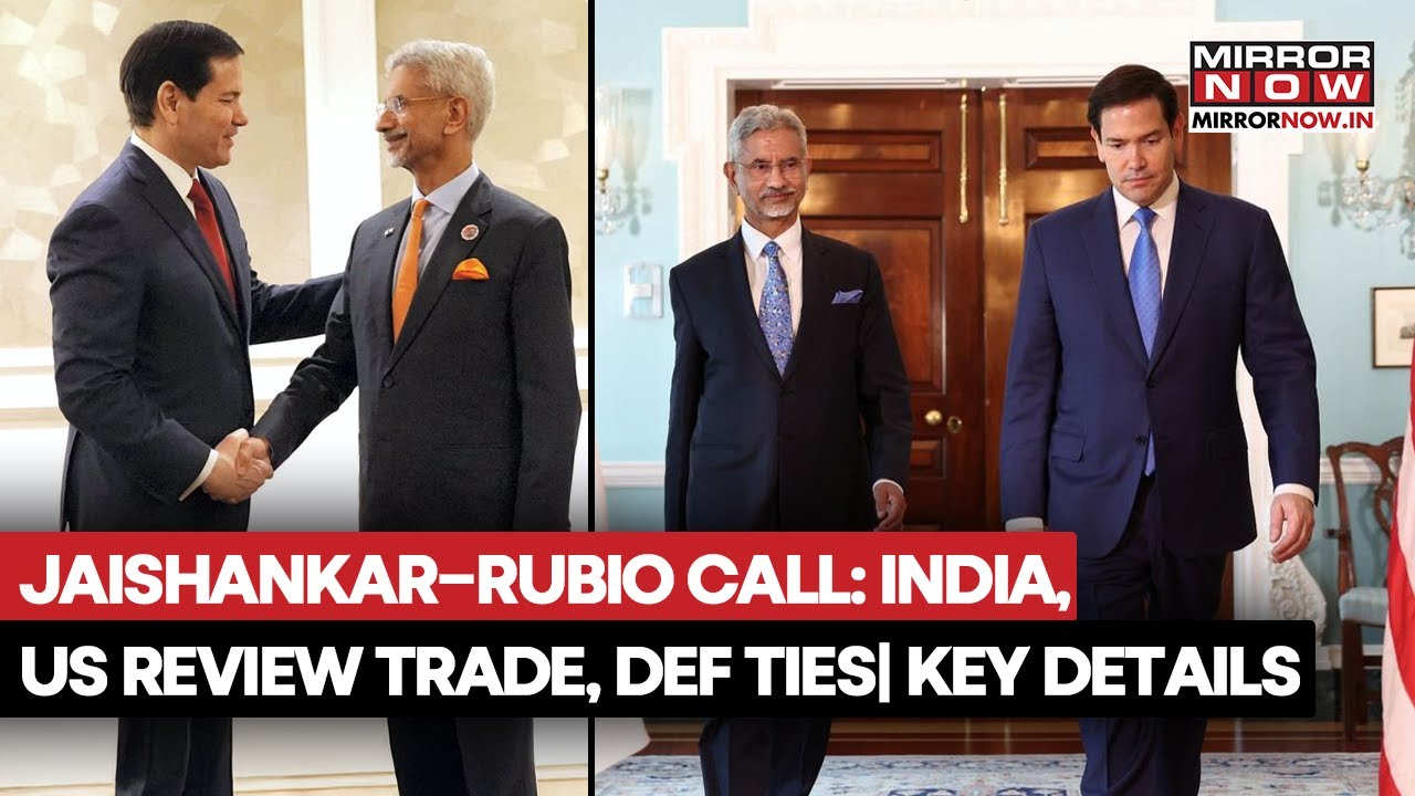 S Jaishankar Dials Marco Rubio: India-US Review Trade, Defence Ties | Watch Key Details From Call