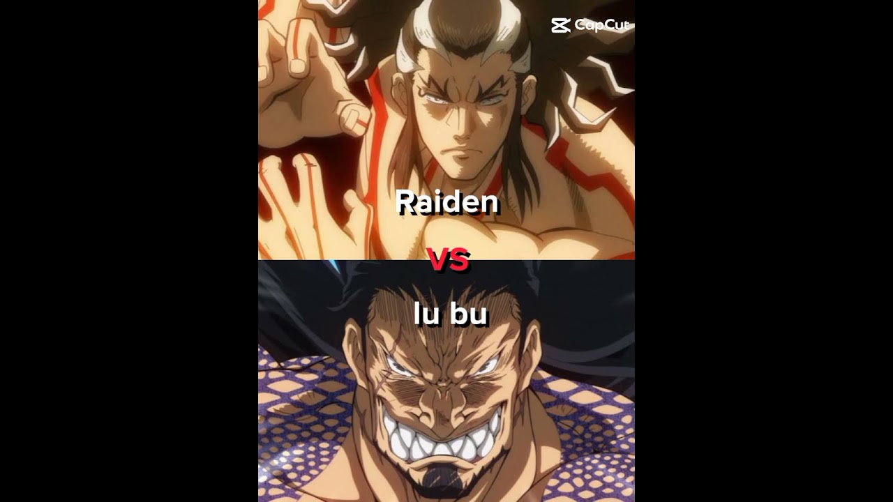 Raiden vs Lu Bu (record of ragnarok) #recordofragnarok #raiden #lubu