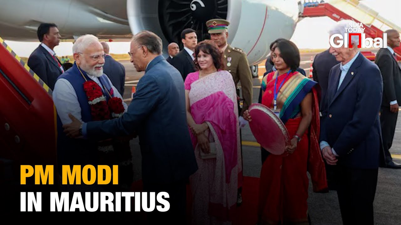 LIVE: PM Modi Lands In Mauritius | India Today Global