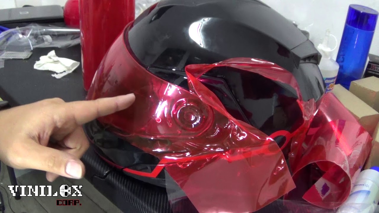 como cambiar color de mica de casco laminex pintar mica de casco