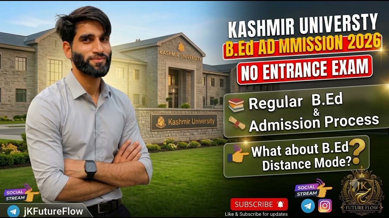 🚨 B.Ed Regular KU Admission 2026 Open? | No Entrance Exam? Eligibility | What About Distance Mode?