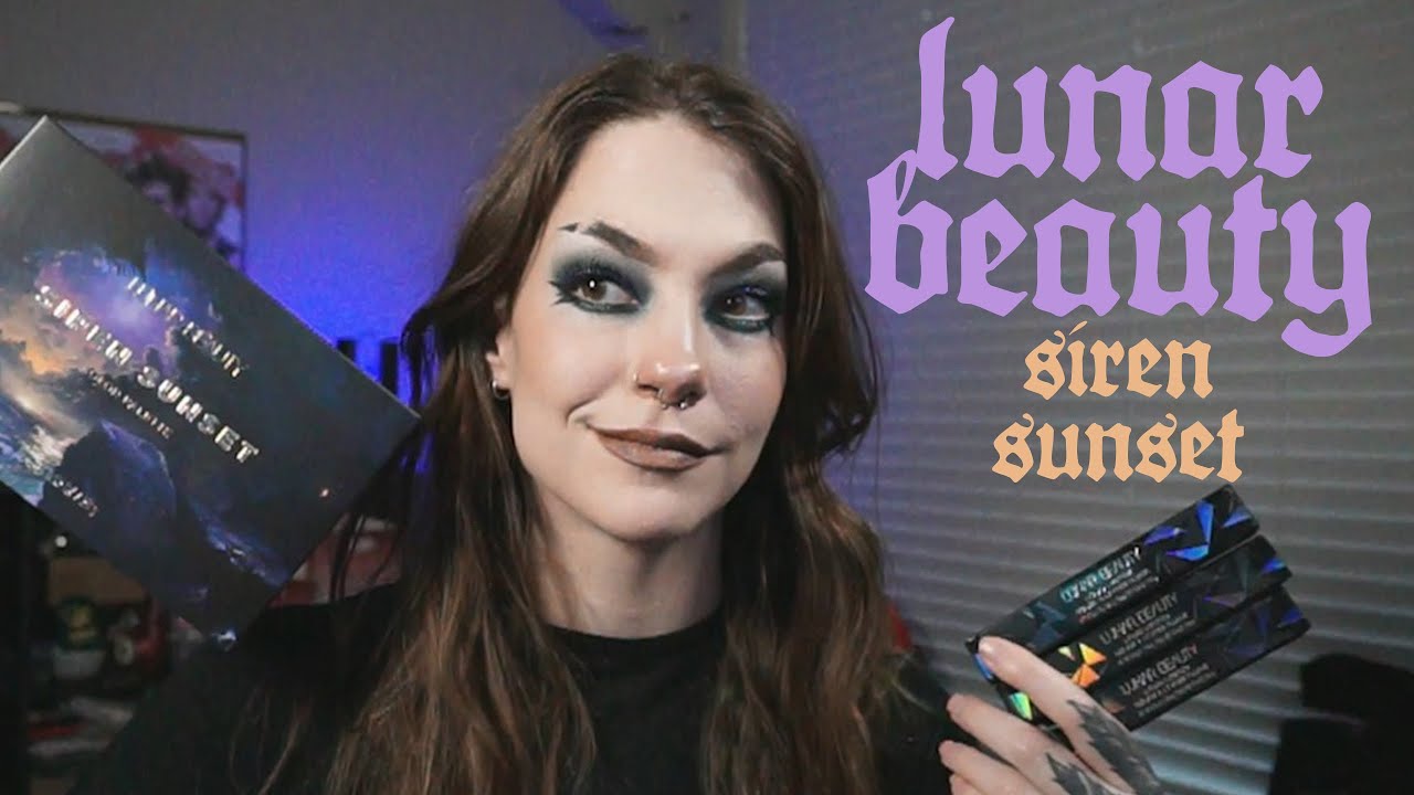 lunar beauty siren sunset collection - let's get into it