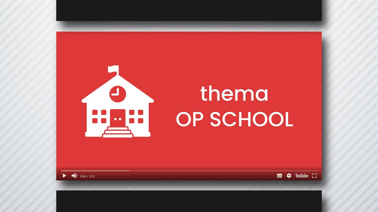 Op school