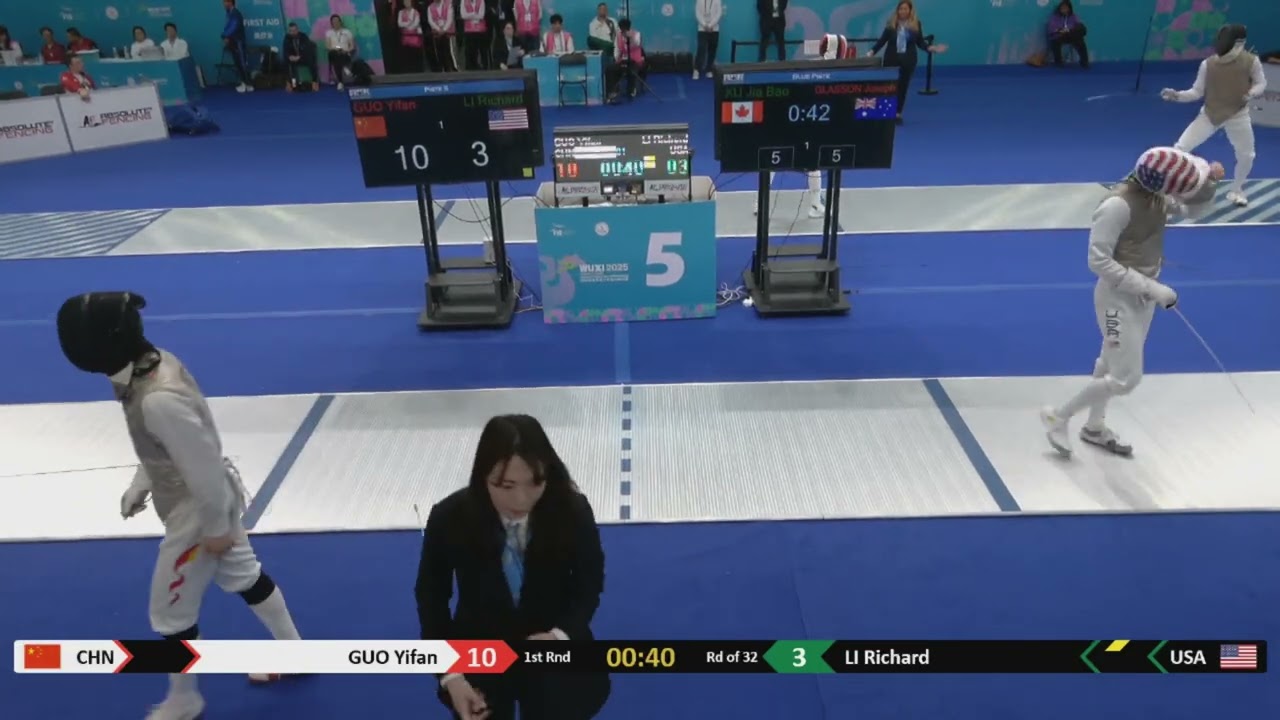 Wuxi Worlds 2025 JMF - L32 - Guo Yifan CHN v Richard Li USA