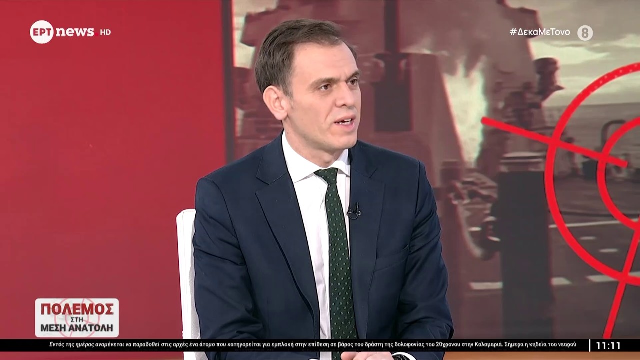 Ο Δημήτρης Μάντζος, Κοινοβουλευτικός Εκπρόσωπος ΠΑΣΟΚ στο ΕΡΤnews