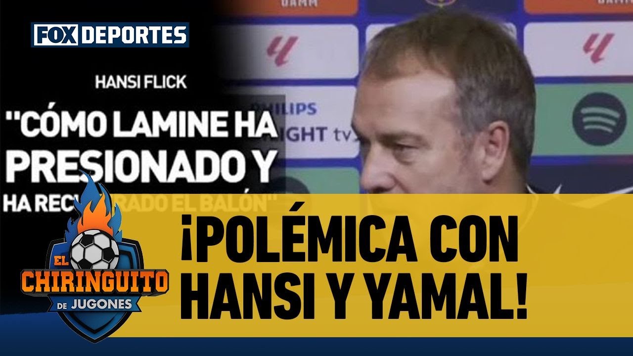 ¿Polémica de HANSI FLICK? 🤔 El DT del BARCELONA no alabó el golazo de LAMINE YAMAL | El Chiringuito