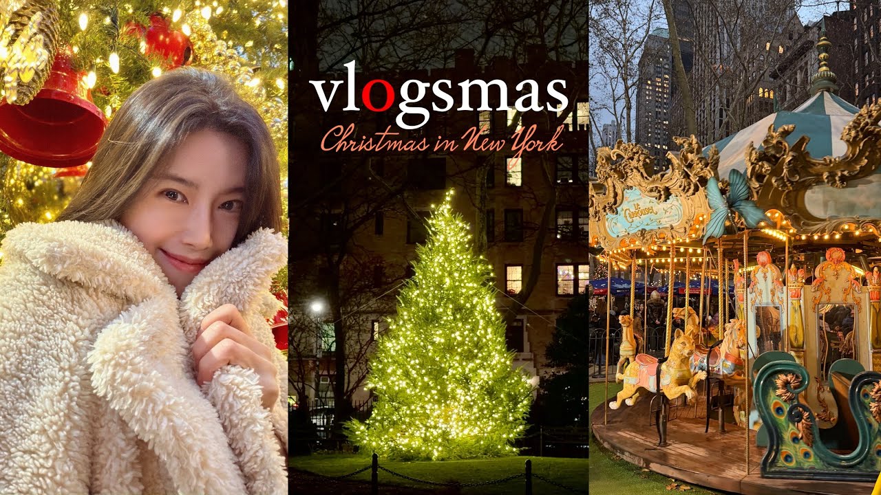 🎄Мое первое Рождество в Нью-Йорке│праздничные ярмарки и много еды