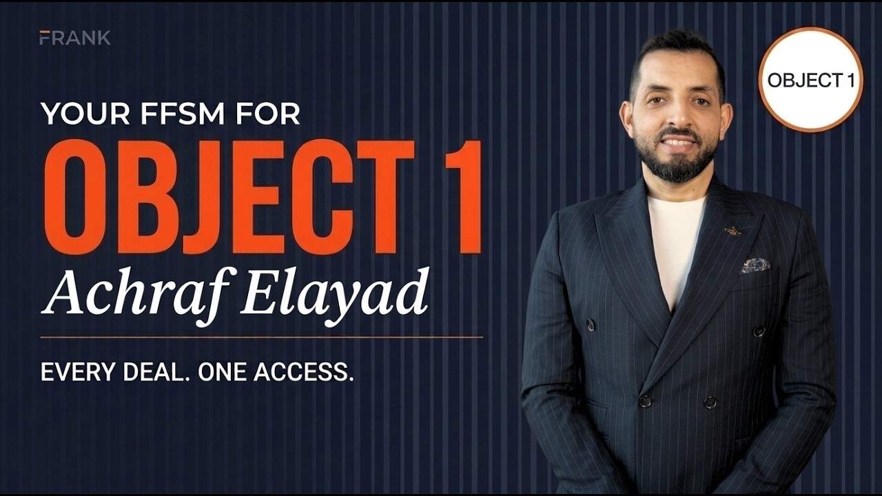Your FFSM for OBJECT 1 | Achraf Elayad | FRANK AI