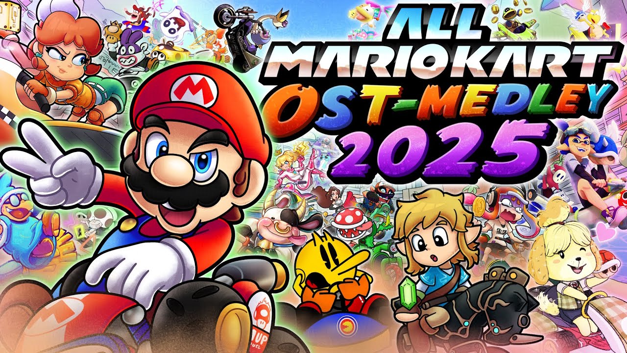 ULTIMATE All Mario Kart OST Medley 2025 (Happy 40th Anniversary SMB.)