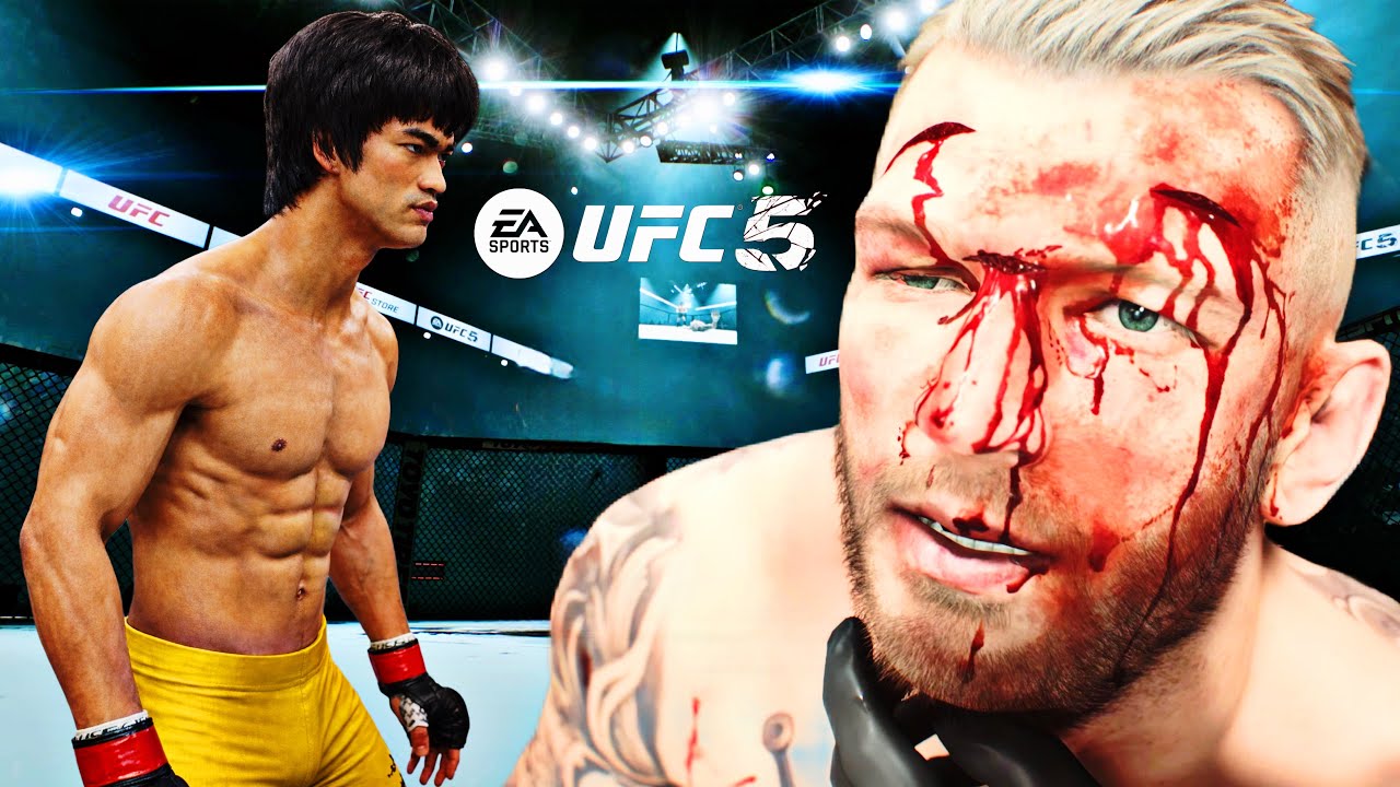 🐉 Bruce Lee vs Dan Hooker 🥊Kung Fu Legend vs UFC Warrior – The Impossible Fight (EA SPORTS UFC 5)
