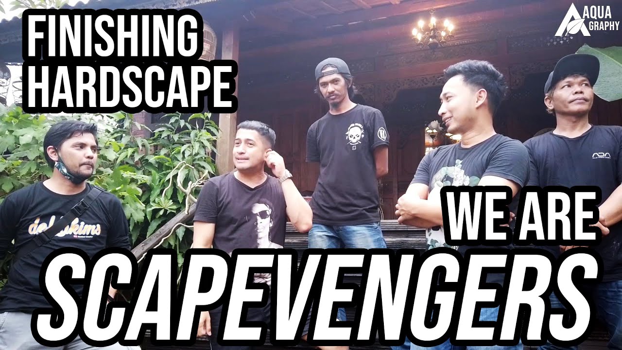Proses Finishing Hardscape SUPER MEGATANK | Detail Banget Bray!!! - Hari Lahirnya Team ScapeVengers