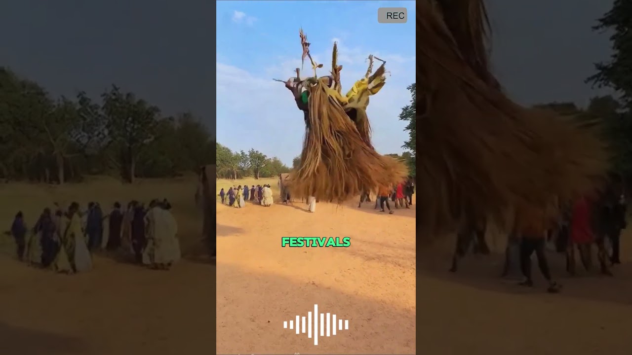 Africa's mysterious Zangbeto. #shorts
