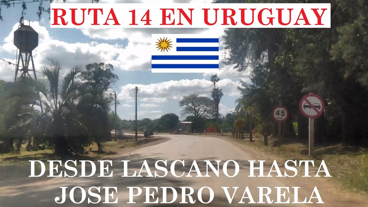 RUTA 14 Uuguaya desde LASCANO hasta JOSE PEDRO VARELA.