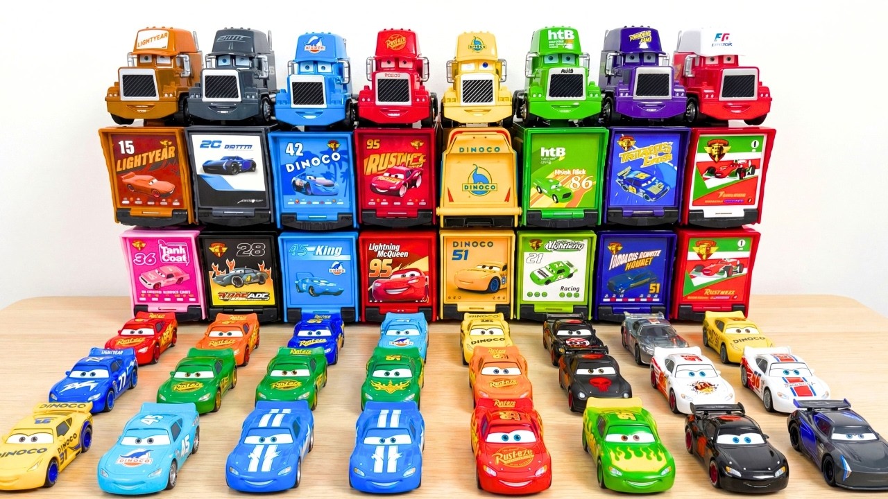 Disney Pixar Cars Unboxing Review | Lightning McQueen Remote Control Bubble Car Wash | ASMR Toy cars