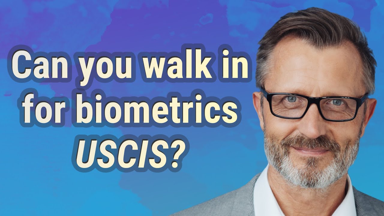 Can you walk in for biometrics USCIS?