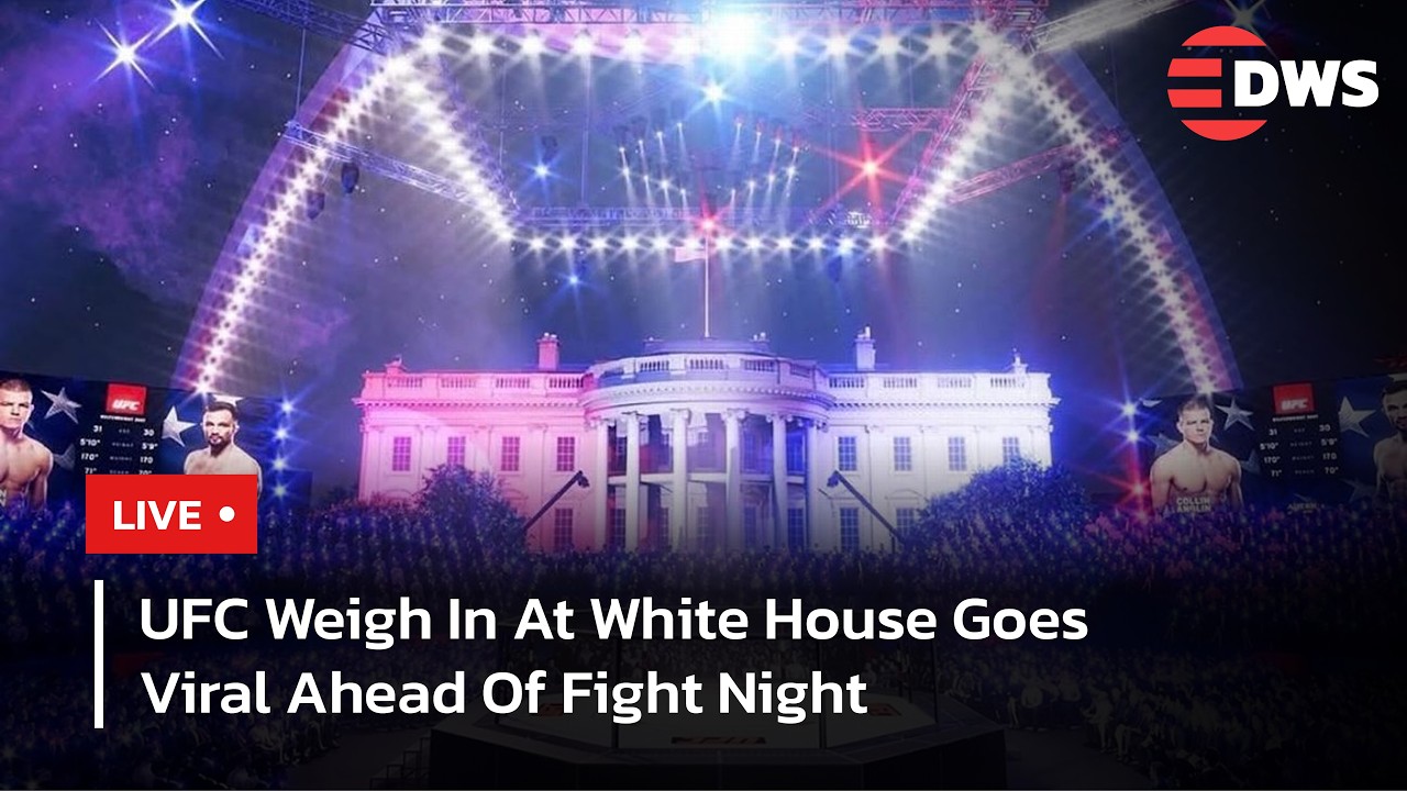 LIVE: UFC White House Event Fighters Face Off Ahead Of Major Showdown | DWS News | AD14