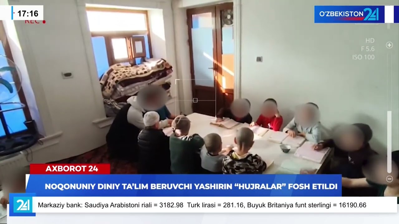 Noqonuniy diniy ta'lim beruvchi yashirin 