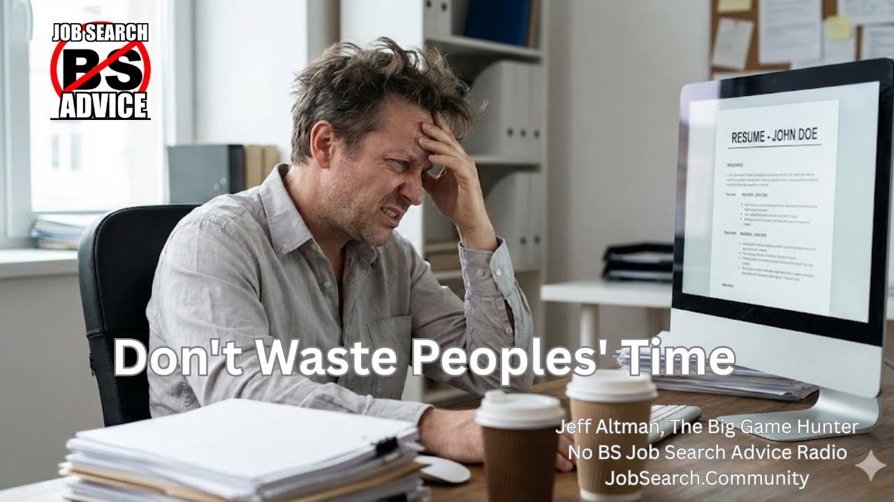 Don't Waste Peoples' Time