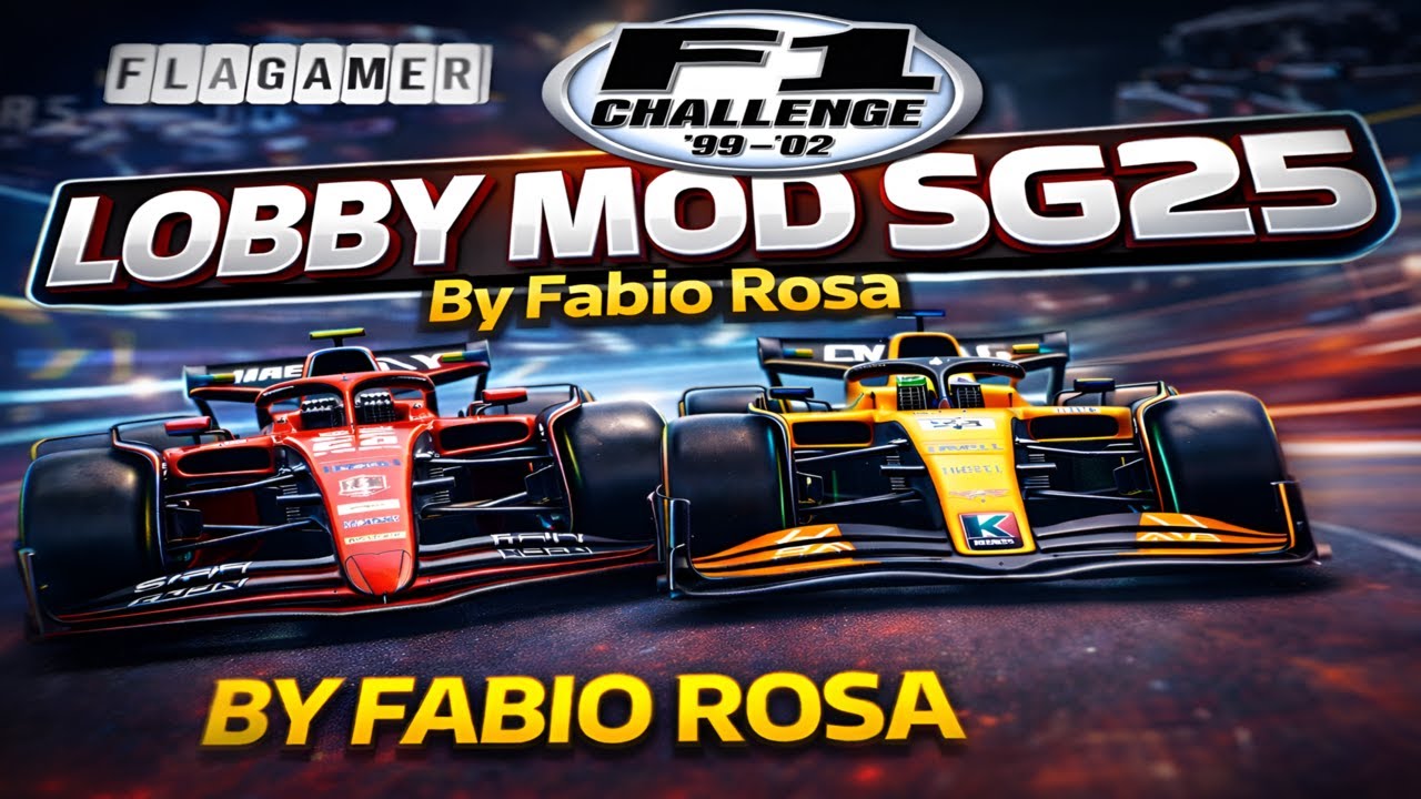 LOBBY @FlaGamer29 F1 CHALLENGE TEMPORADA 25: CLÁSSICO DOS JOGOS DE F1 CONTINUA VIVO E ATUALIZADO!