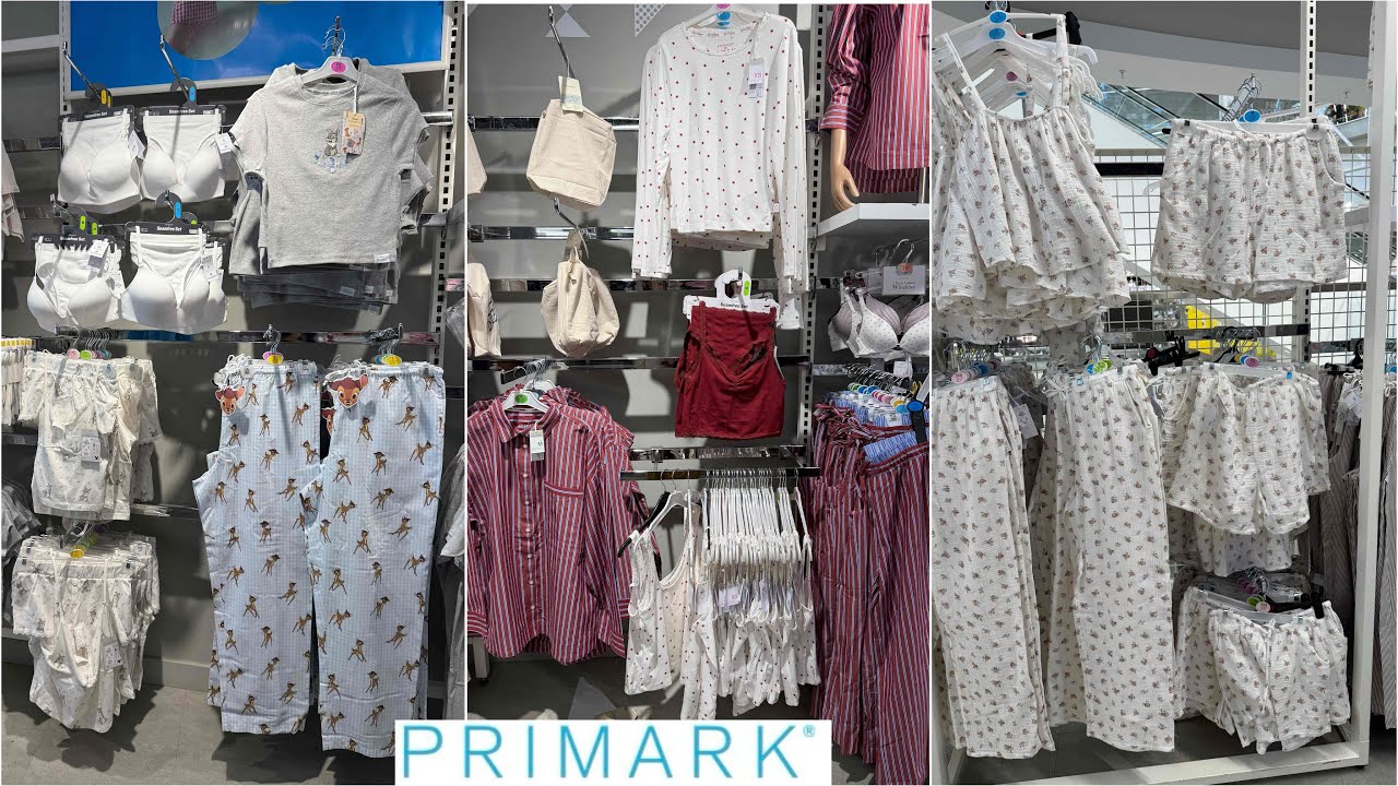 Primark women’s pyjamas new collection / August 2025
