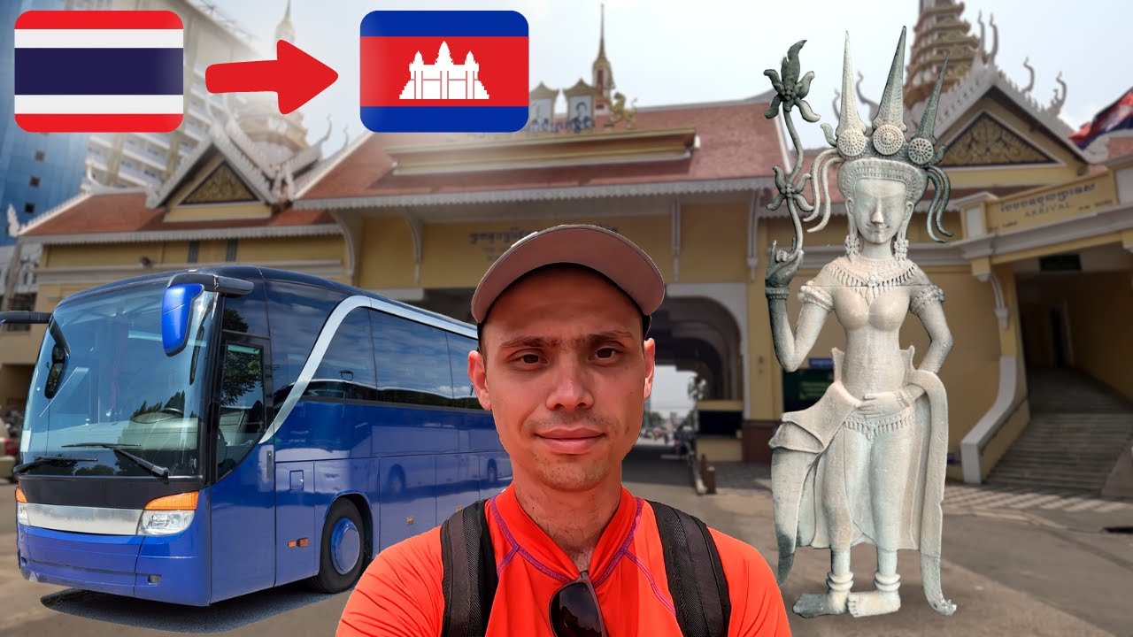 Из Таиланда в Камбоджу на автобусе. Первые впечатления в городе Сием Реп.