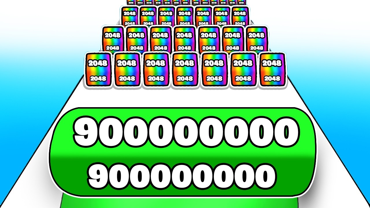 МАКСИМАЛЬНЫЙ УРОВЕНЬ ЖЕЛЕЙ! Jelly Run 2048