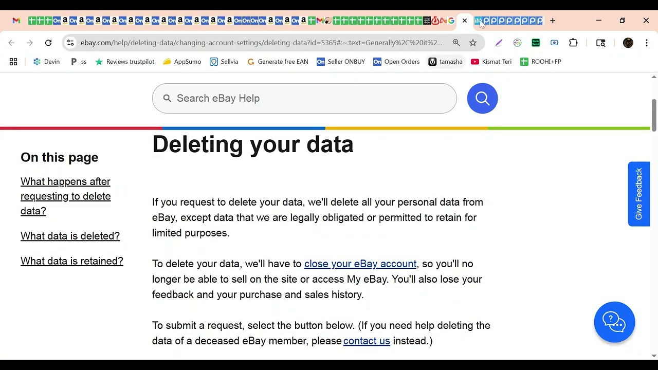 How to delete ebay data & create new account on same detail | ebay Data wash compleet Guide by FP