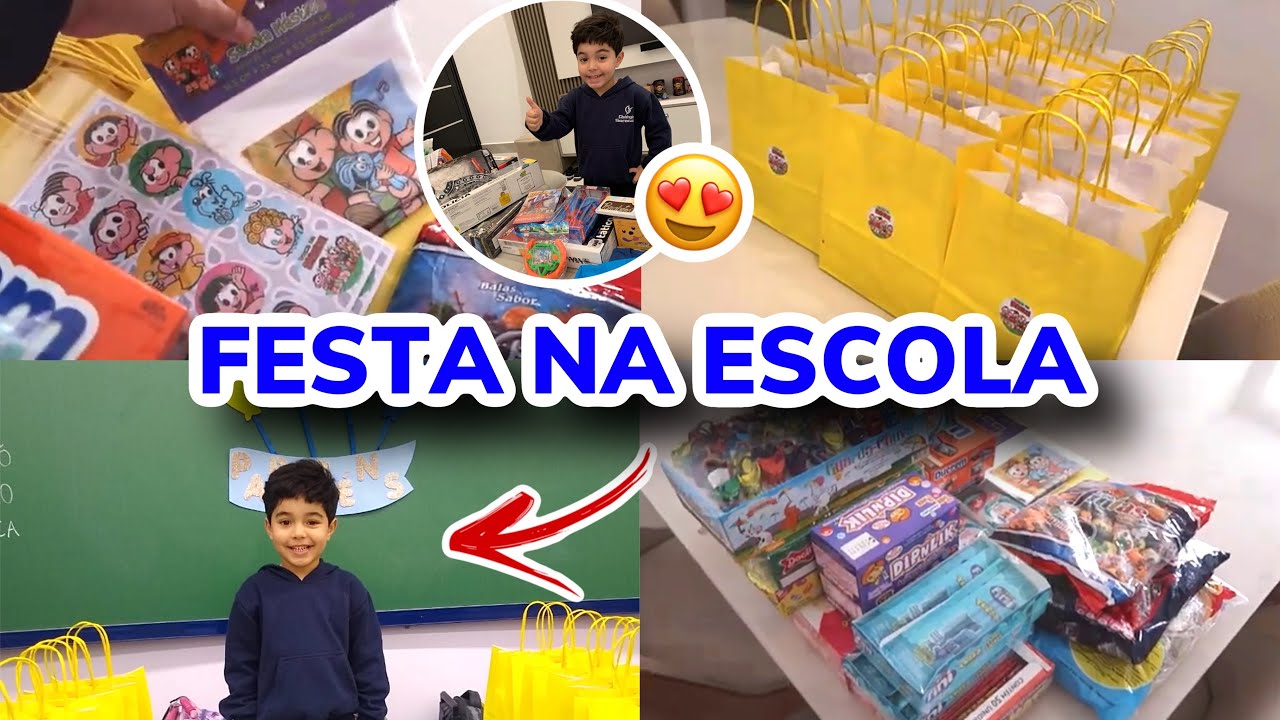 FESTA NA ESCOLA + KIT SURPRESA INDIVIDUAL!