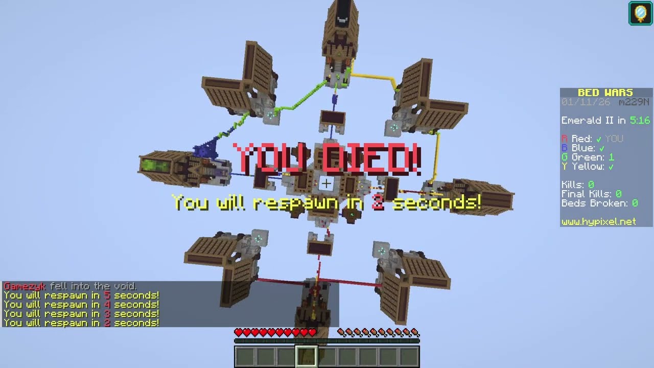MINECRAFT BEDWARS :)