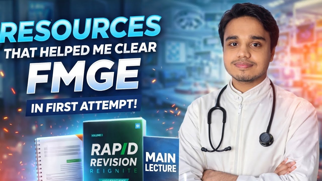 Resources That Helped Me Clear FMGE In First Attempt 