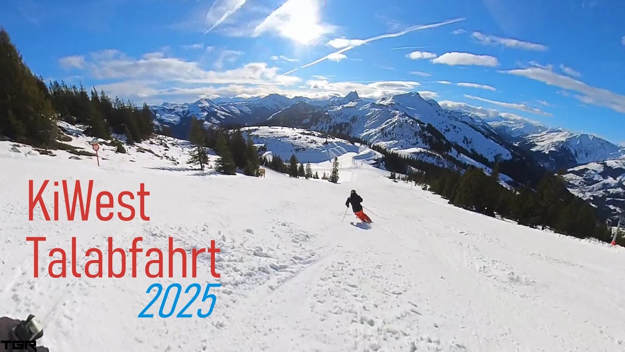 KiWest Talabfahrt 2025 | SkiWelt Westendorf | Insta360 X3 [4K]
