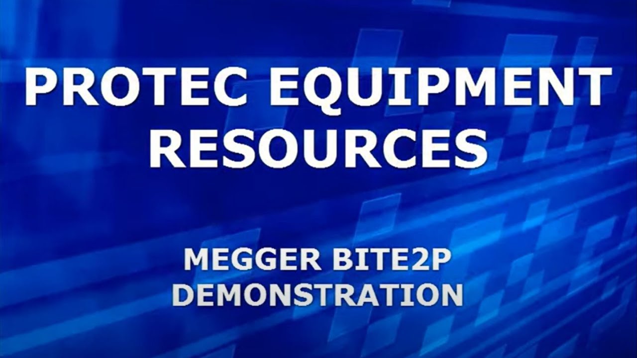 Megger Bite 2P Battery Impedance Test Set Overview and Demonstration