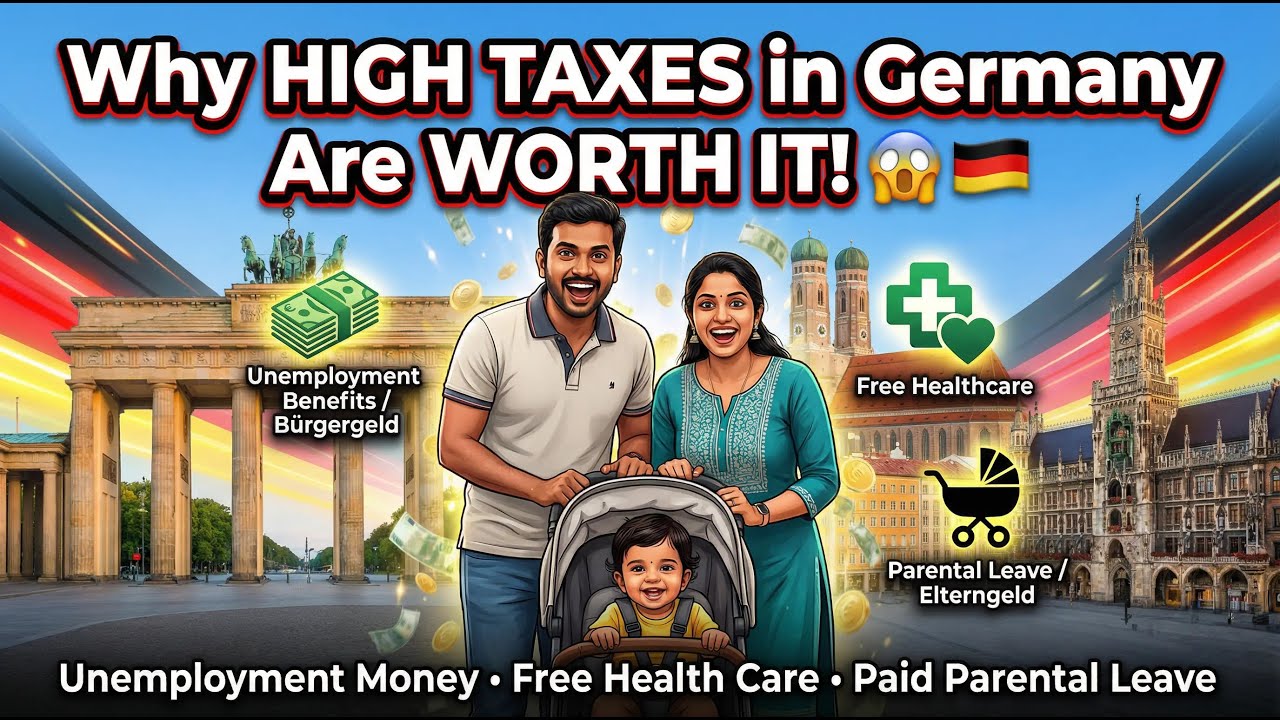 Hidden Benefits of Paying High Taxes in Germany |Tamil in Germany 🇩🇪